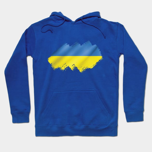 Ukrainian Flag Hoodie by Teemperor